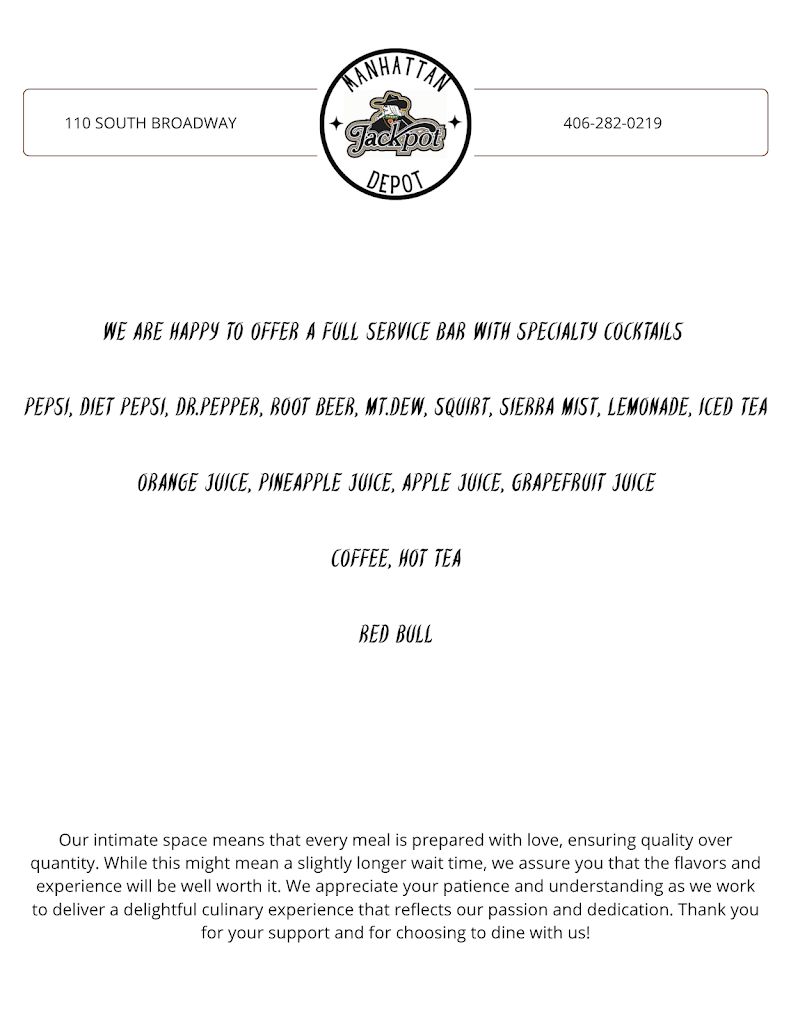 Manhattan Depot Menu 3